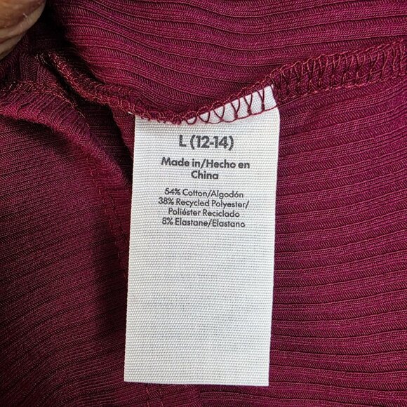 No Boundaries Womens Ribbed Polo Dress Large (12-14) Stretch - Picture 5 of 7